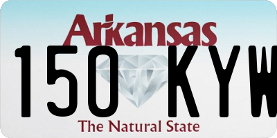 AR license plate 150KYW