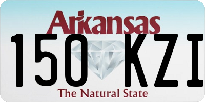AR license plate 150KZI