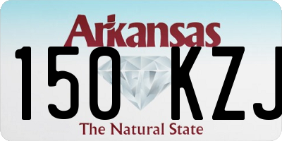 AR license plate 150KZJ