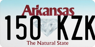 AR license plate 150KZK