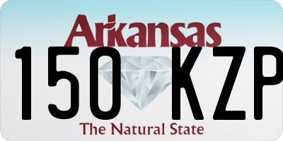 AR license plate 150KZP
