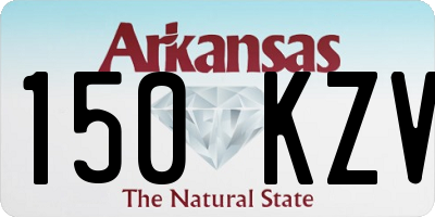 AR license plate 150KZV