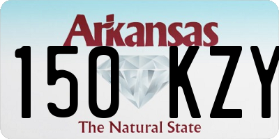 AR license plate 150KZY