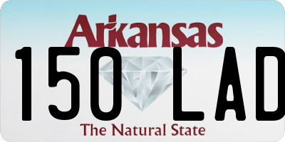 AR license plate 150LAD