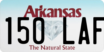 AR license plate 150LAF