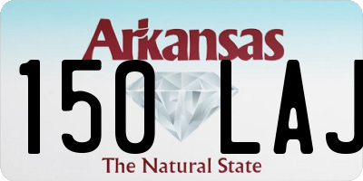 AR license plate 150LAJ