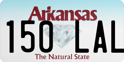 AR license plate 150LAL