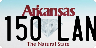 AR license plate 150LAN