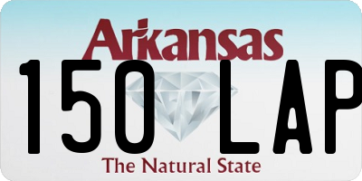 AR license plate 150LAP