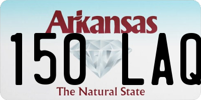 AR license plate 150LAQ