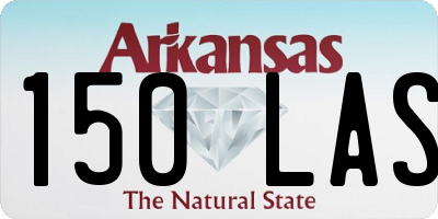 AR license plate 150LAS