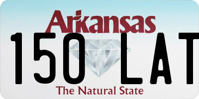AR license plate 150LAT