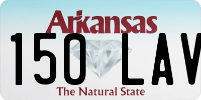 AR license plate 150LAV