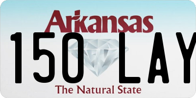 AR license plate 150LAY