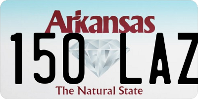 AR license plate 150LAZ
