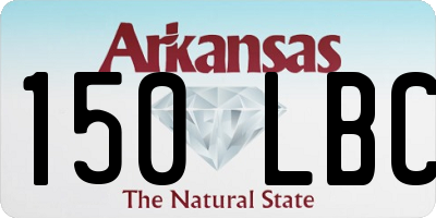 AR license plate 150LBC