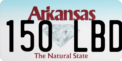 AR license plate 150LBD