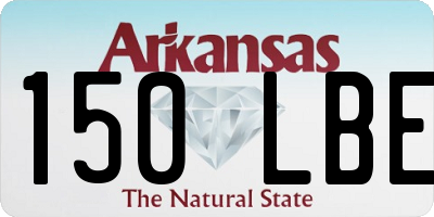 AR license plate 150LBE