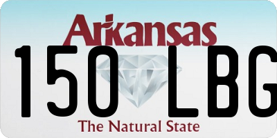 AR license plate 150LBG