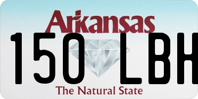 AR license plate 150LBH