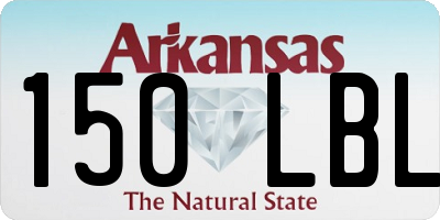 AR license plate 150LBL