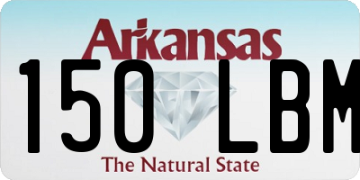 AR license plate 150LBM