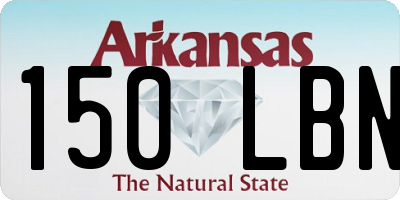 AR license plate 150LBN