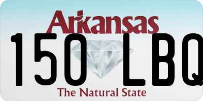 AR license plate 150LBQ