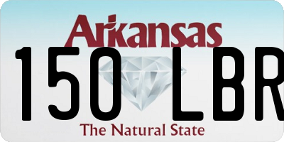 AR license plate 150LBR