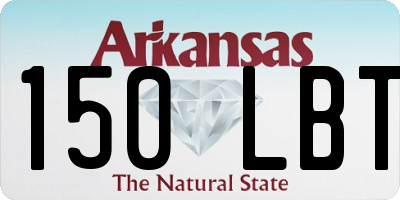 AR license plate 150LBT