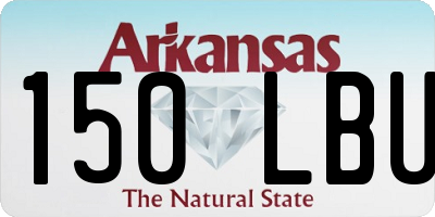 AR license plate 150LBU
