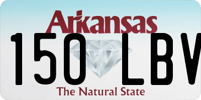 AR license plate 150LBV