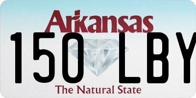 AR license plate 150LBY