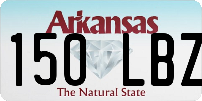AR license plate 150LBZ