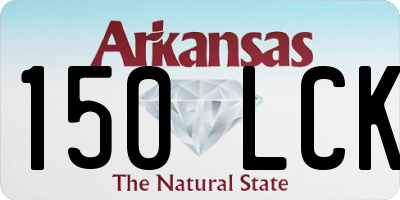 AR license plate 150LCK