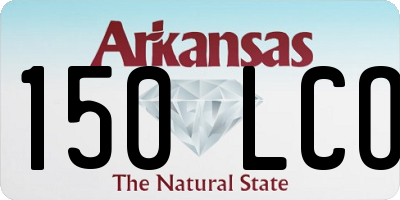 AR license plate 150LCO