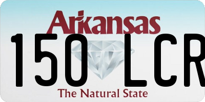 AR license plate 150LCR