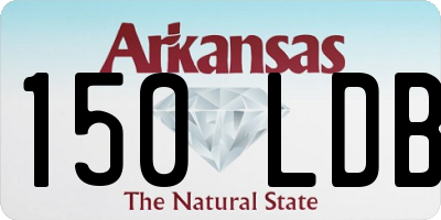AR license plate 150LDB