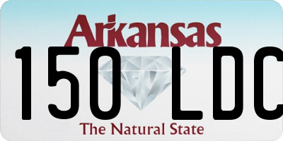AR license plate 150LDC