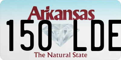 AR license plate 150LDE