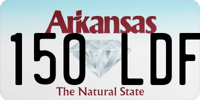AR license plate 150LDF