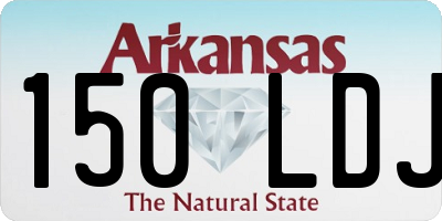 AR license plate 150LDJ