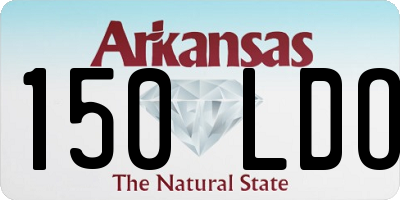 AR license plate 150LDO