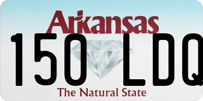 AR license plate 150LDQ