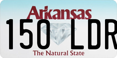 AR license plate 150LDR