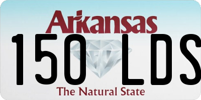 AR license plate 150LDS