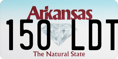 AR license plate 150LDT
