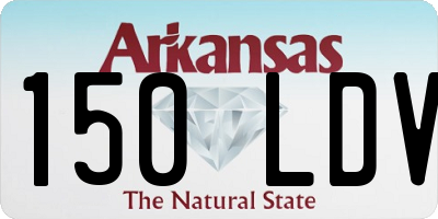 AR license plate 150LDV