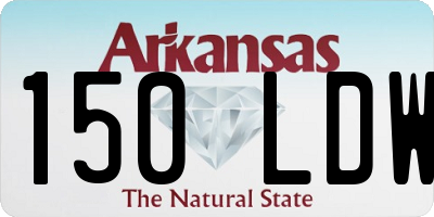 AR license plate 150LDW