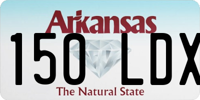 AR license plate 150LDX
